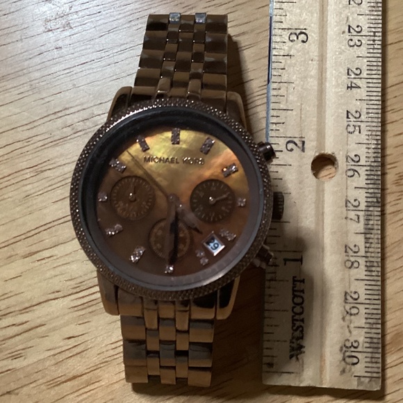 Michael Kors Ritz Chronograph Brown Women’s Watch MK-5547 - Picture 2 of 9